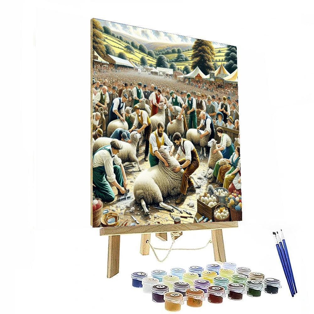 Golden Shears - Masterton, New Zealand Paint By Numbers