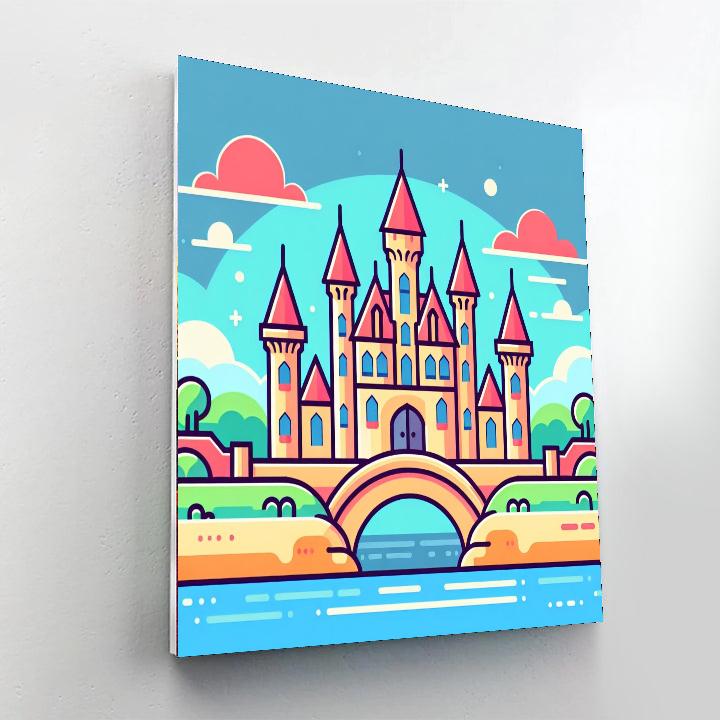Castle Of Dreams Adventure DIY Paint By Numbers