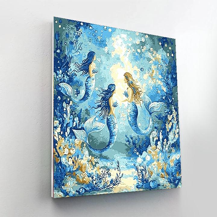 Botticelli Inspired Botticelli's Oceanic Myth  Number Painting