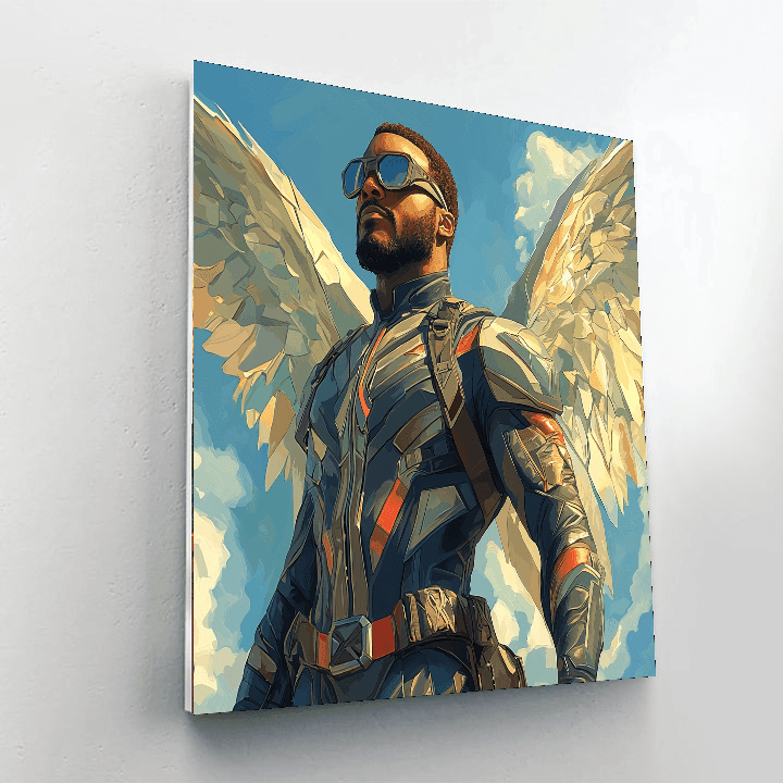 Anthony Mackie: The Fearless Falcon Of Transformation Paint By Number