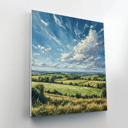 John Constable Inspired Breezy Fields  Paint By Numbers Kits
