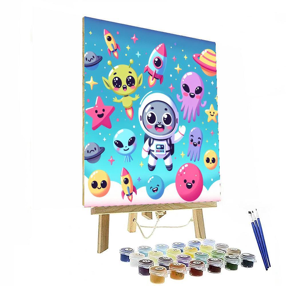 Space Adventure Pals Paint By Color