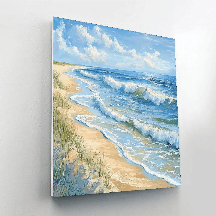 Claude Monet Inspired Glistening Shores  Paint By Numbers