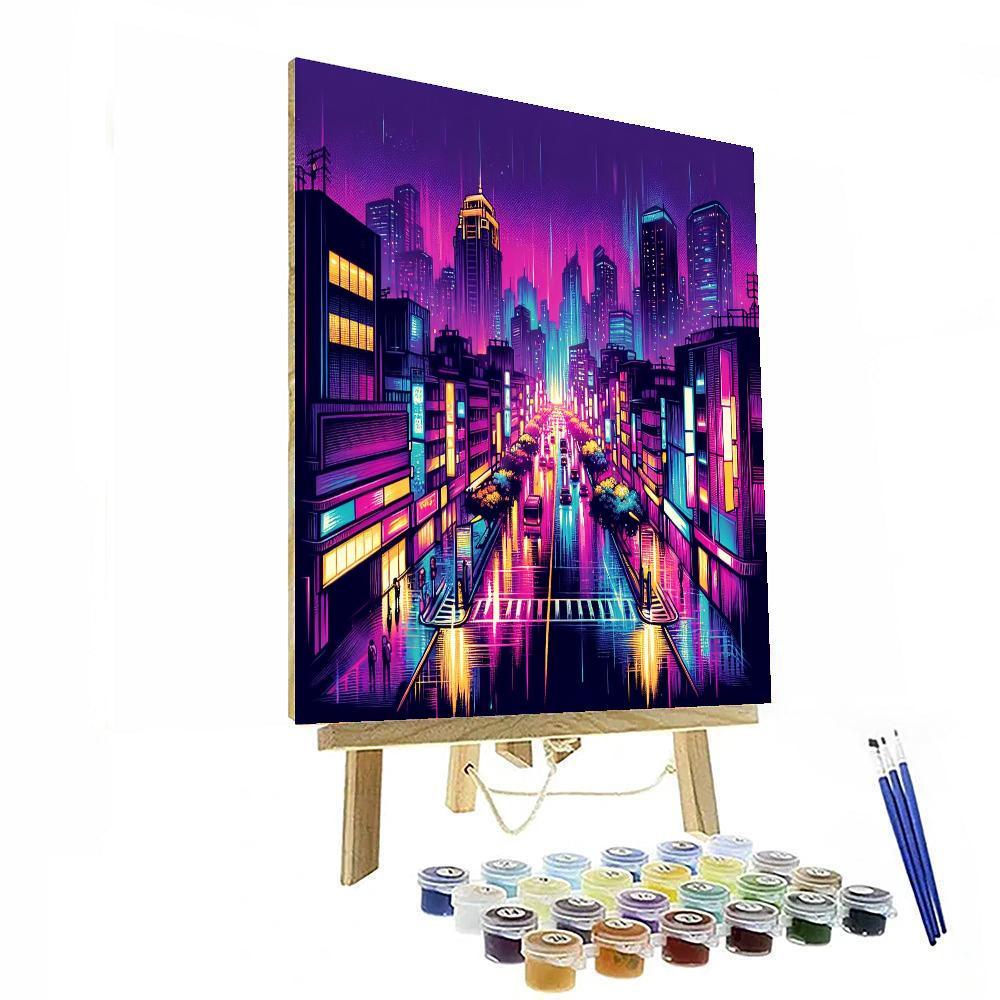 Dazzling Nightlife Paint By Color