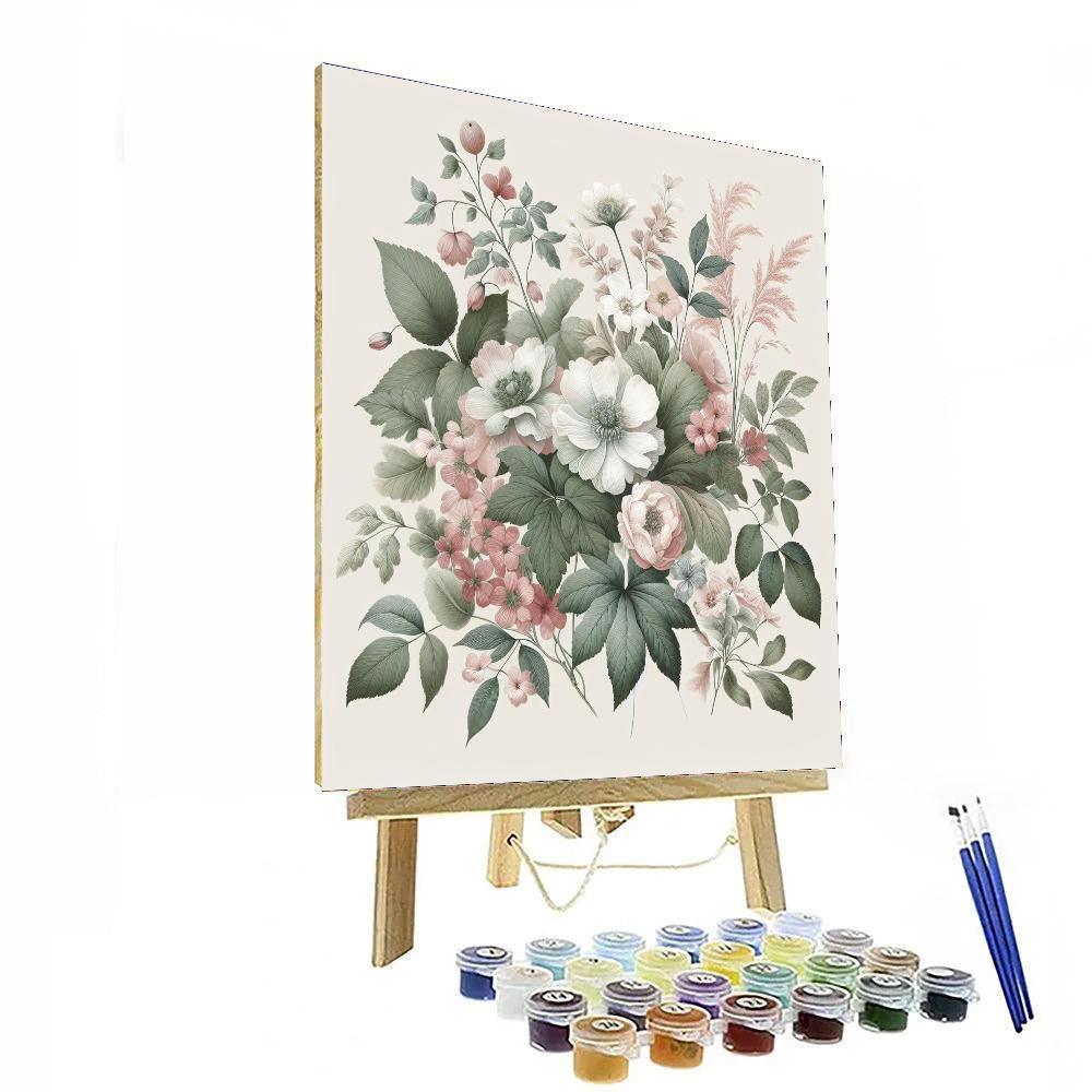 Elegant Botanicals Paint By Numbers Art