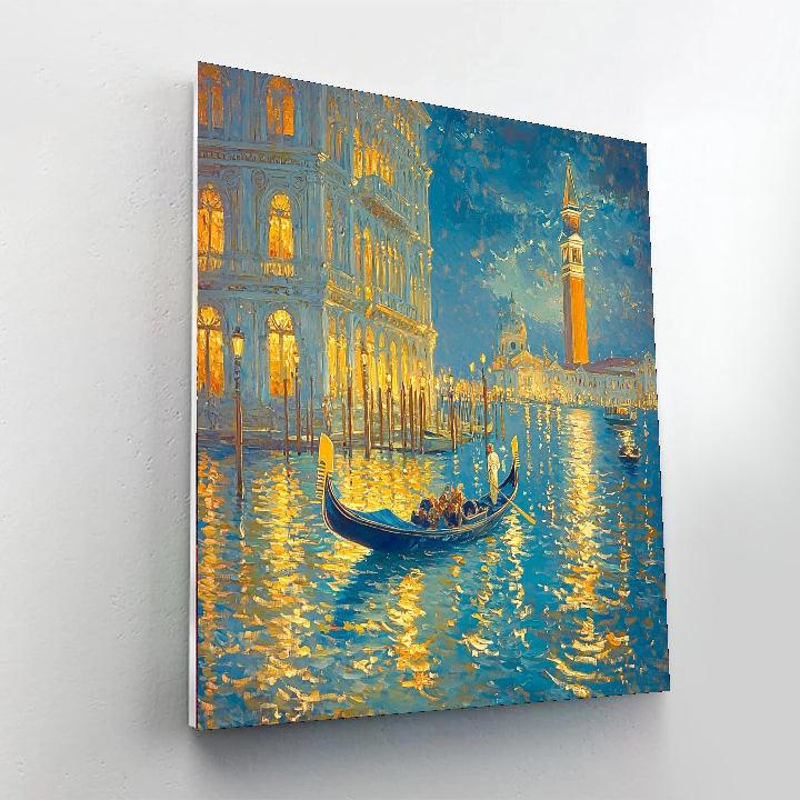 Sargent Inspired Sargent's Venetian Evening  Number Painting