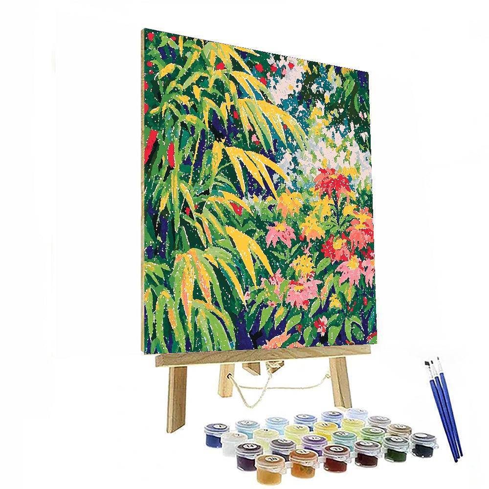 Georges Seurat Inspired Vibrant Symphony Of Nature  Number Painting