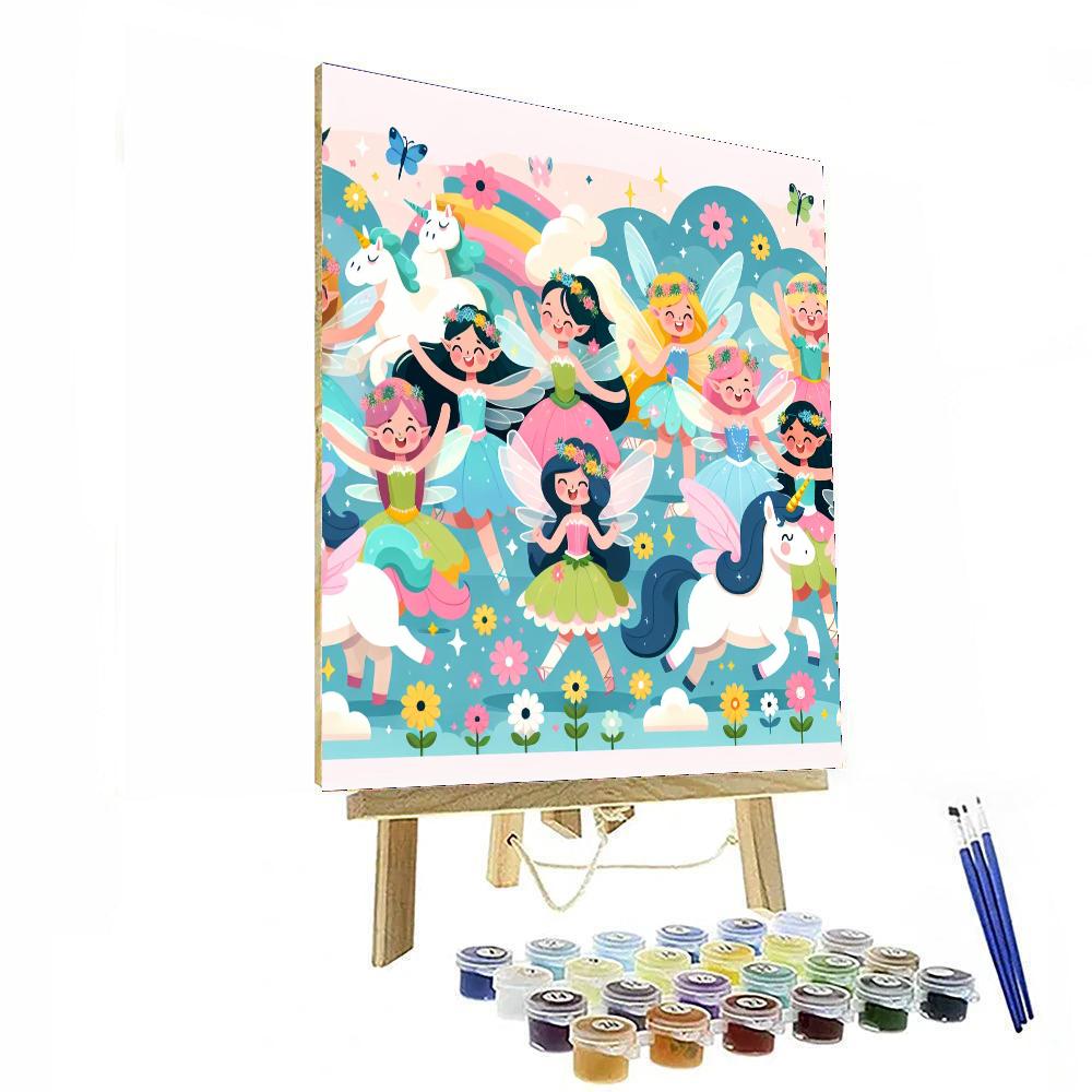 Funky Fairy Parade Number Painting