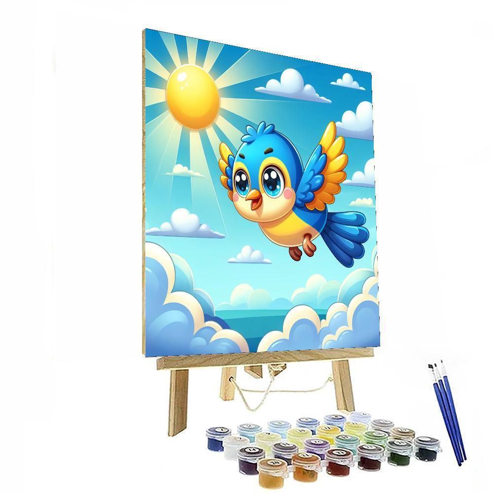 Brave Bluebird Painting By Numbers Kit