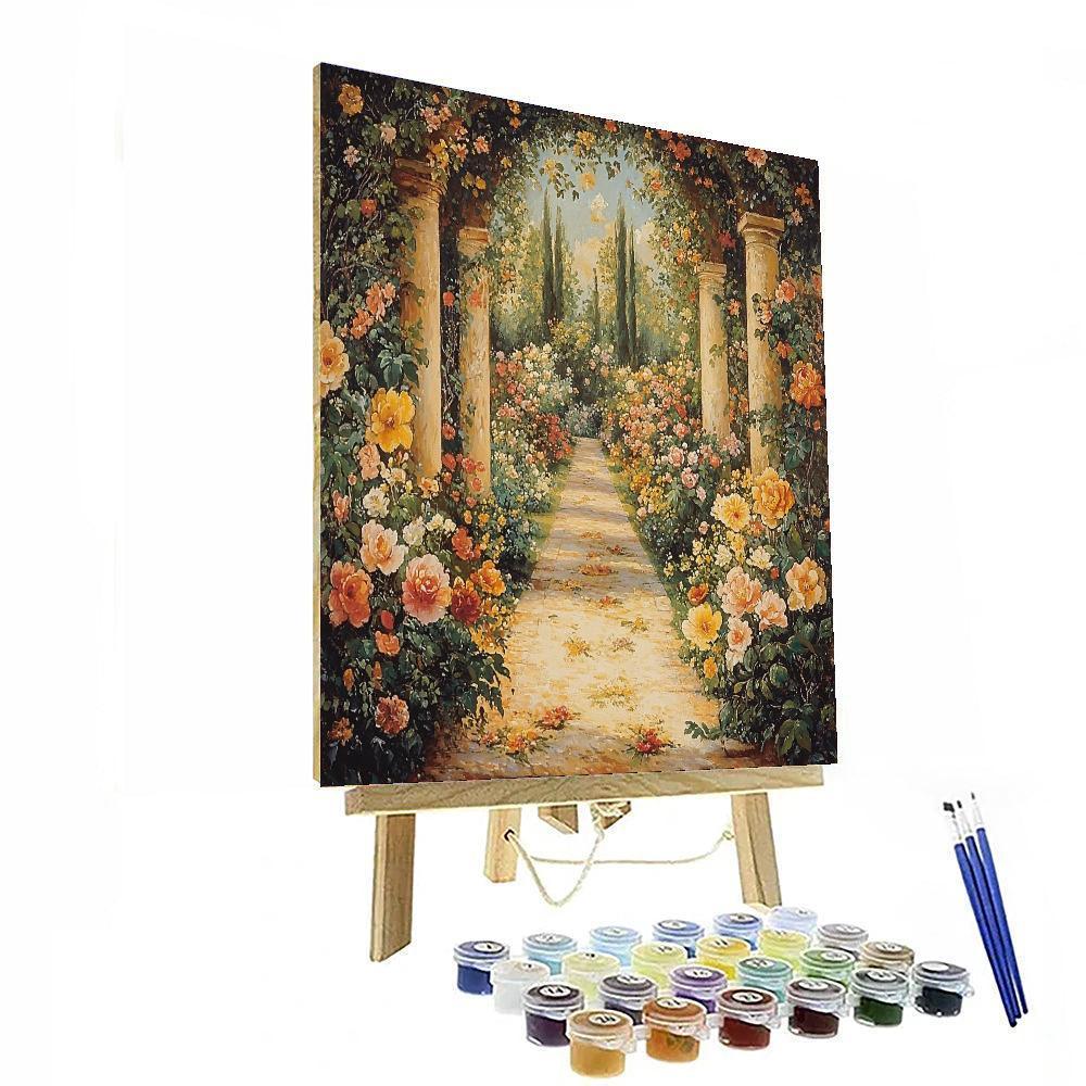 Botticelli Inspired Floral Renaissance Garden  Paint By Numbers Kits