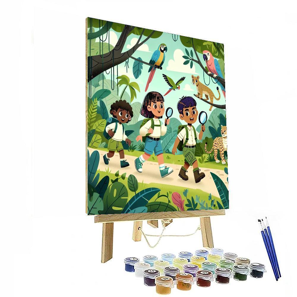 Jungle Discovery Safari Numbered Painting Kits