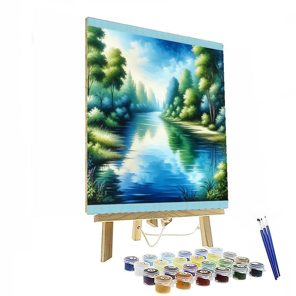 Mystic River Serenity Number Painting