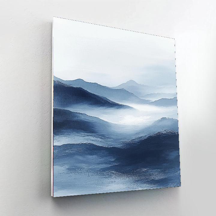 Leonardo Da Vinci Inspired Veil Of Mist  Paint By Numbers Art