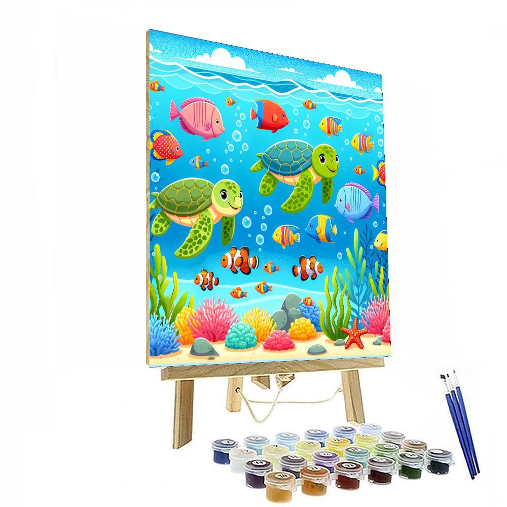 Ocean Wonders Adventure Paint By Numbers