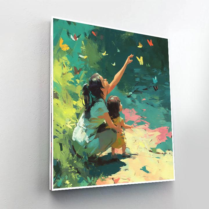 Nature's Playful Symphony Paint By Color