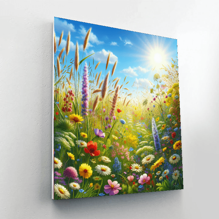 Gentle Summer Meadow Painting By Numbers Kit