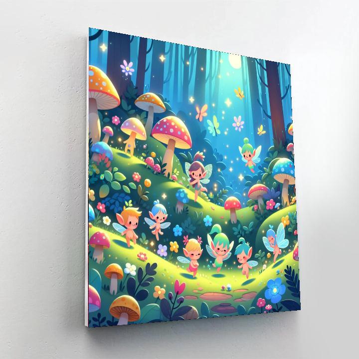 Enchanted Pixie Glen Paint By Numbers