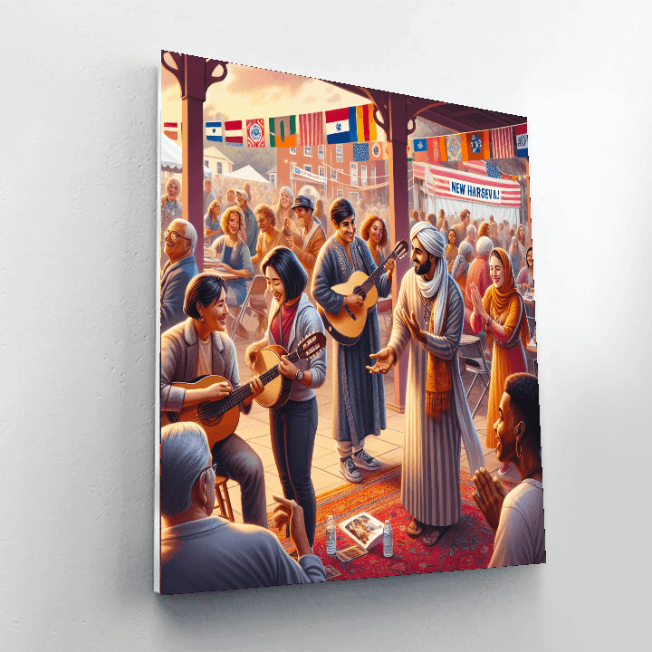 International Festival Of Arts And Ideas - Usa Painting Number Kit