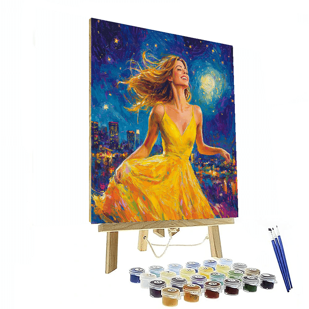 Emma Stone: A Radiant Ascent From La La Land Painting Number Kit