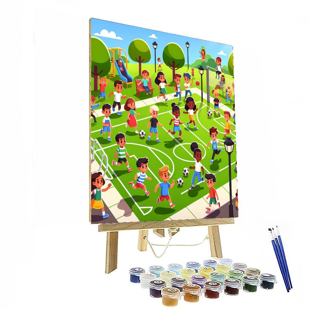 Sports Fun Fiesta Paint By Numbers