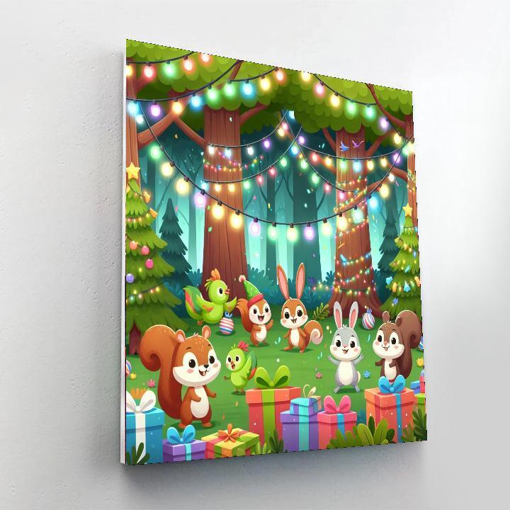 Whimsical Forest Celebration Paint By Numbers Kits