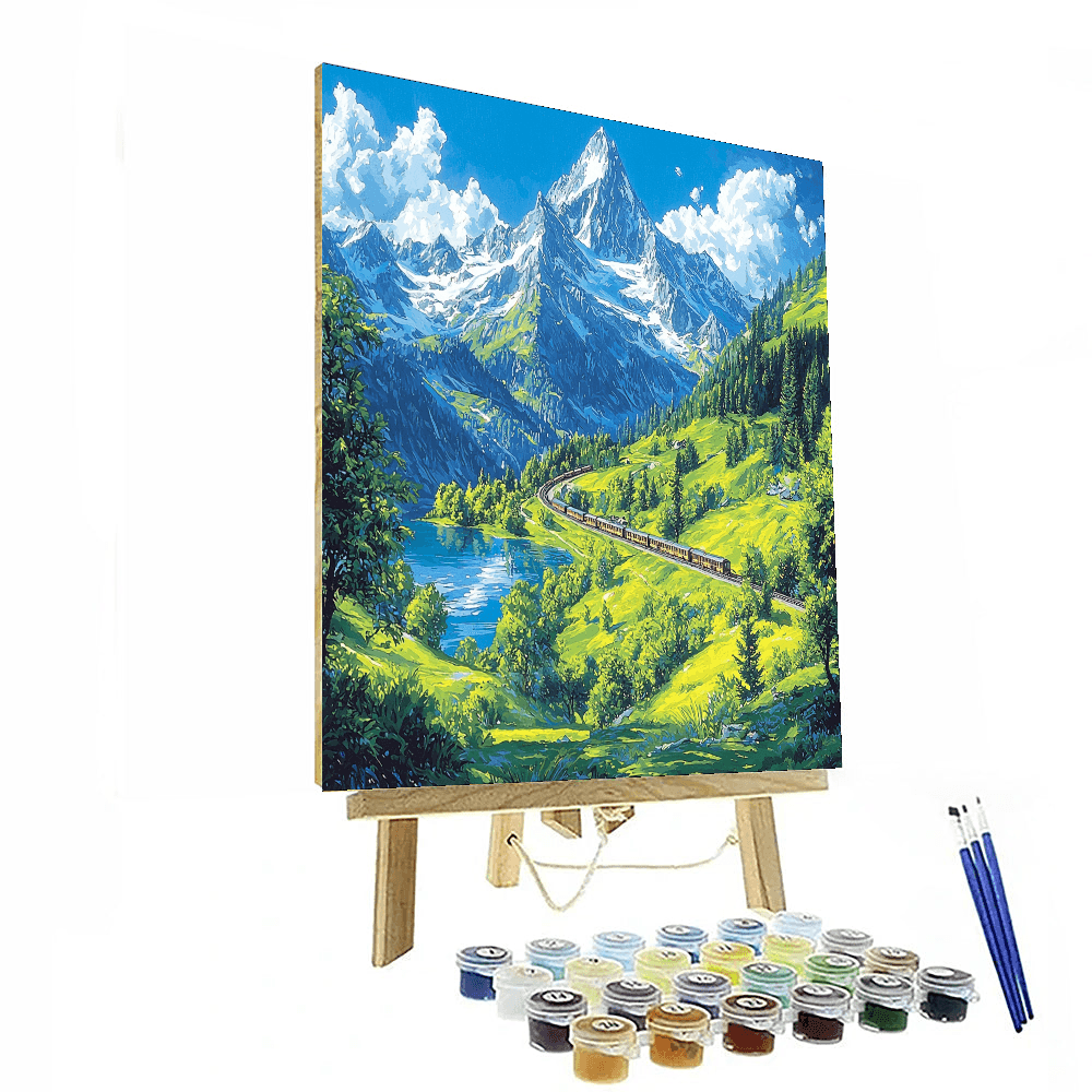 Mount Rigi - Switzerland Paint By Numbers