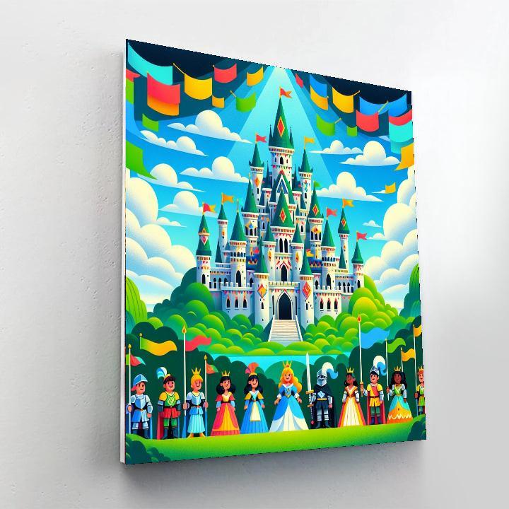Magic Kingdom Castles Paint By Numbers Art