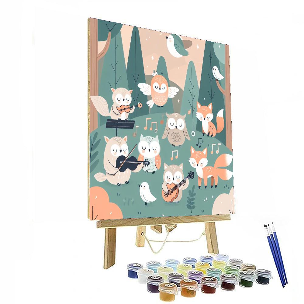 Magical Woodland Serenade Painting By Numbers Kit