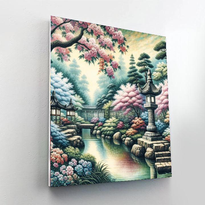 Mystical Eastern Garden Paint By Numbers Kits