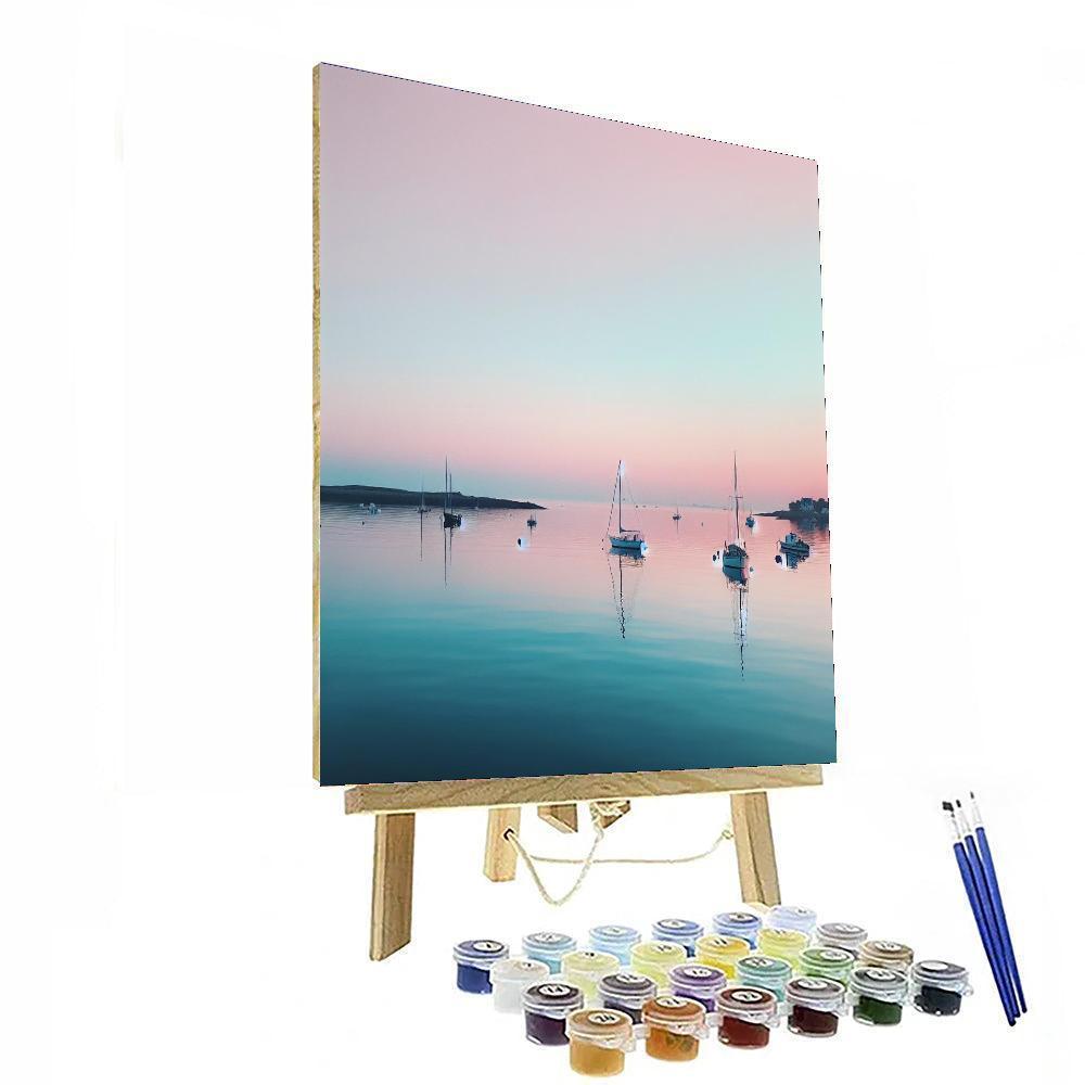 Pastel Harbor Views Paint By Numbers Kits