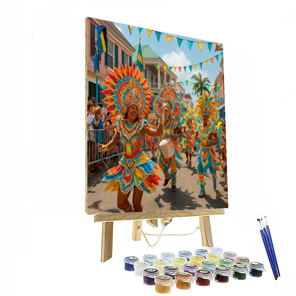 Junkanoo Parade - Nassau DIY Paint By Numbers