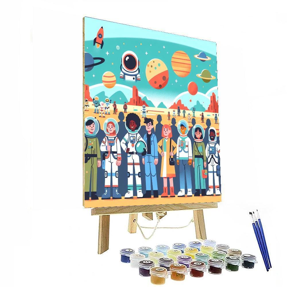 Space Ranger Patrol Painting By Numbers Kit