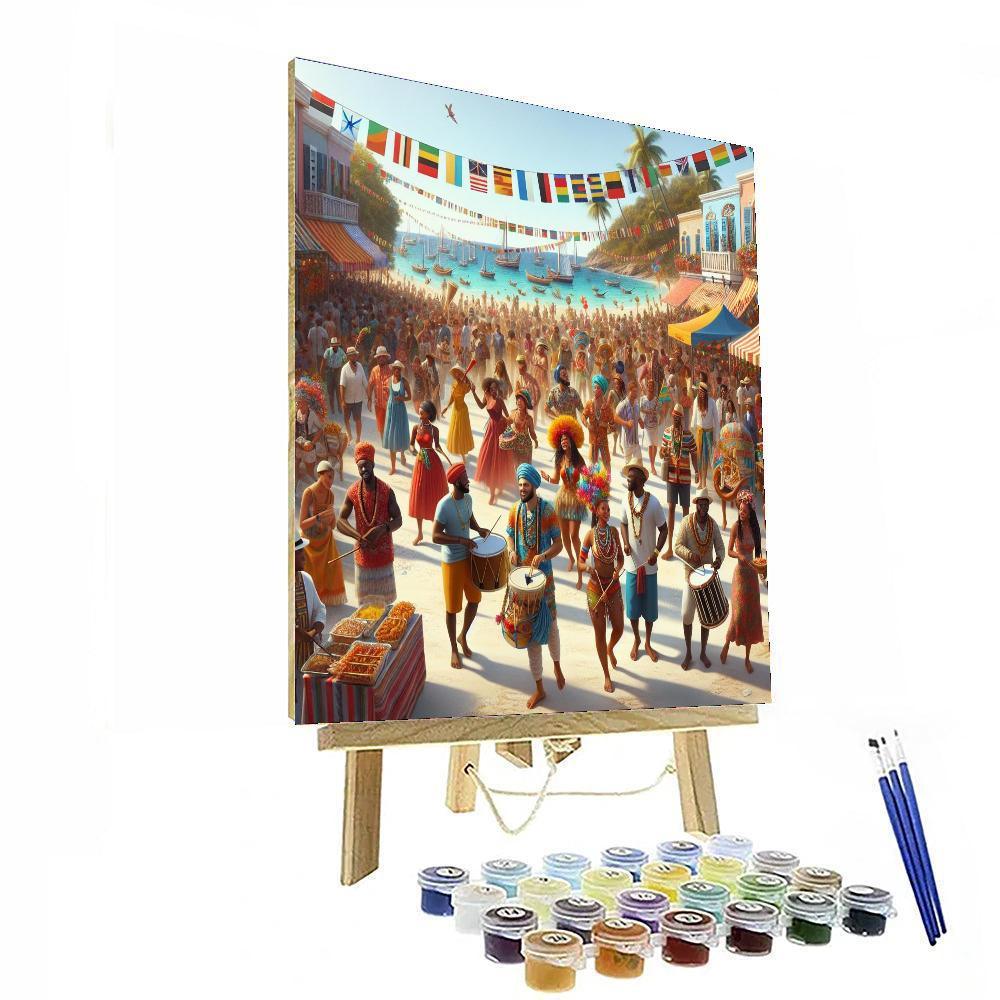 Harbor Island Bahama Festival Paint By Number