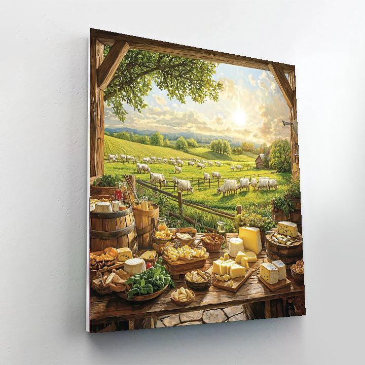 Cheesemonger’s Farm In Amsterdam Painting Number Kit