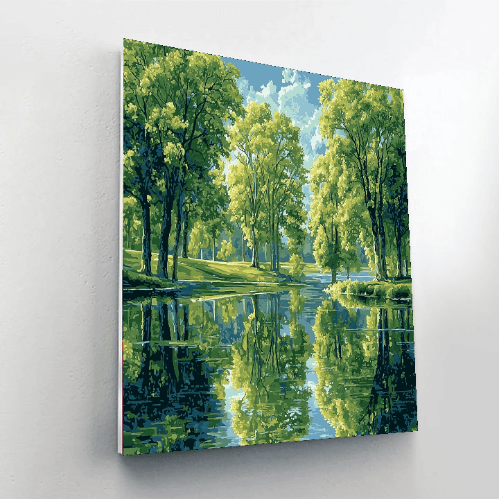 John Constable Inspired Summer Reflections  Paint By Numbers Kits