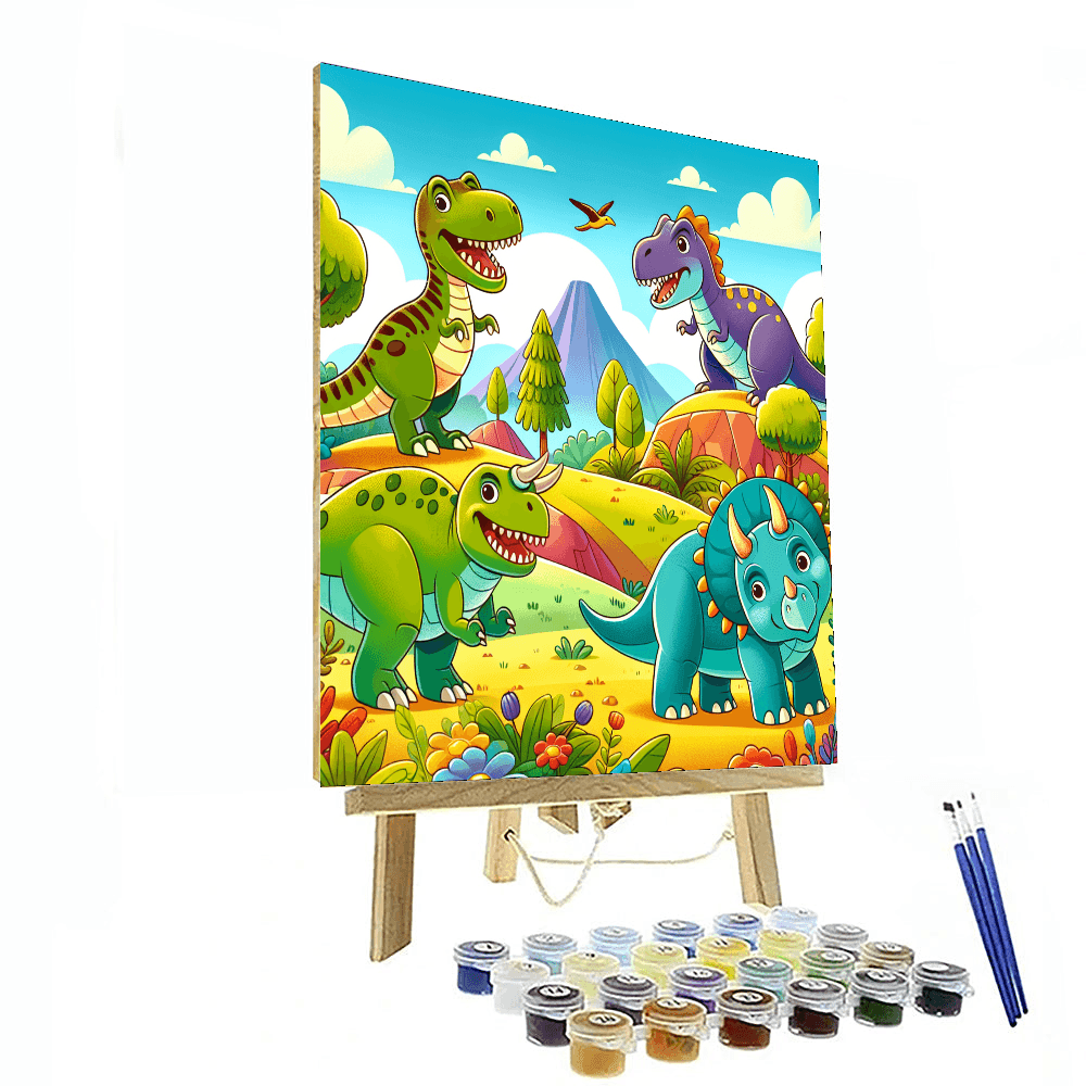 Dino Discovery Days DIY Paint By Numbers
