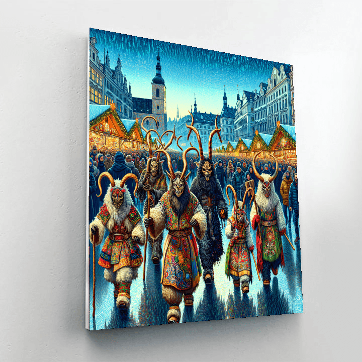 The Krampus Night Paint By Color