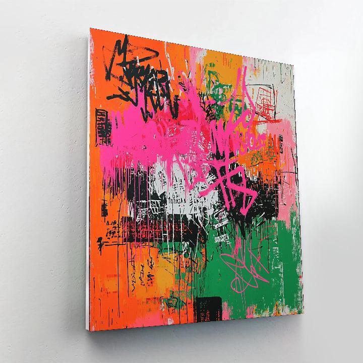 Jean-Michel Basquiat Inspired Graffiti Soul Canvas  Paint By Numbers