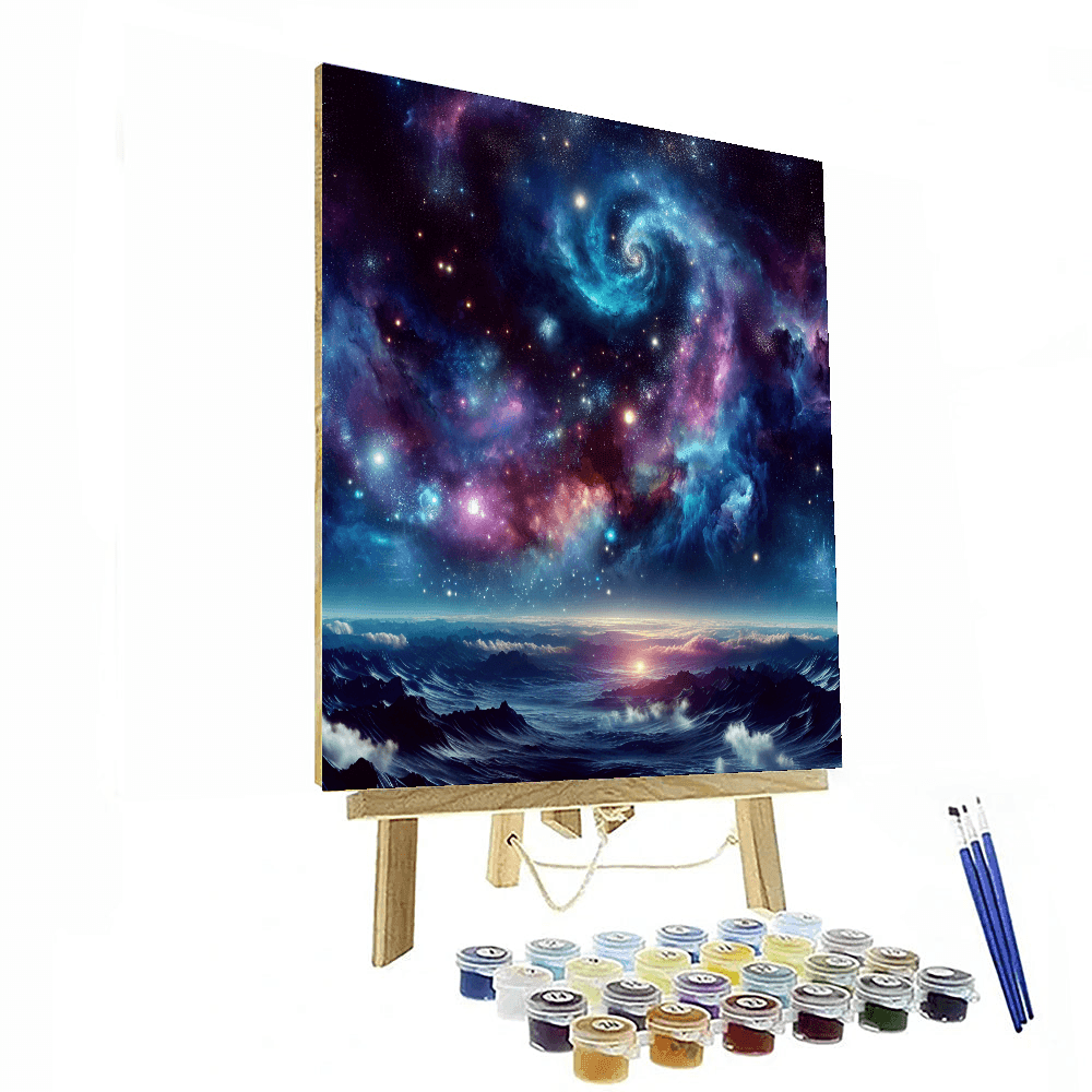 Galactic Starry Night - DIY Painting By Numbers Kit – Artistry Rack