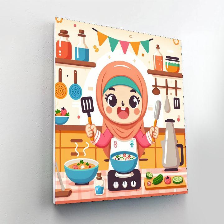 Little Chef Cooking Adventure Painting By Numbers Kit