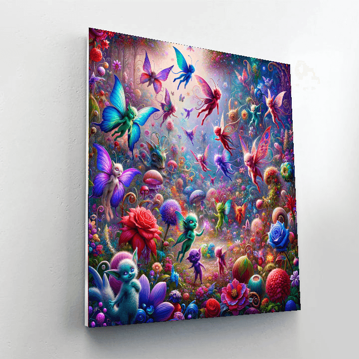 Fantasy Garden Retreat Paint By Color