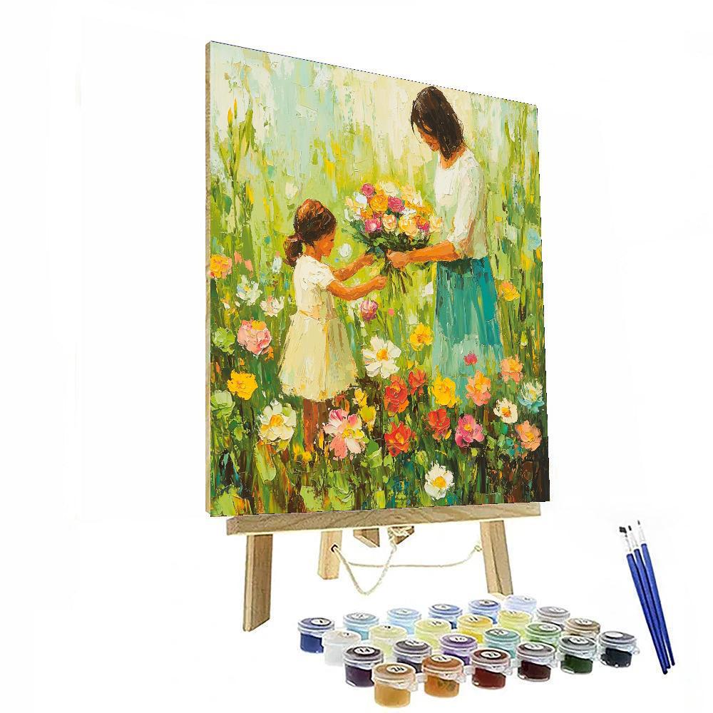 Mommy And Me In Bloom Paint By Numbers Kits