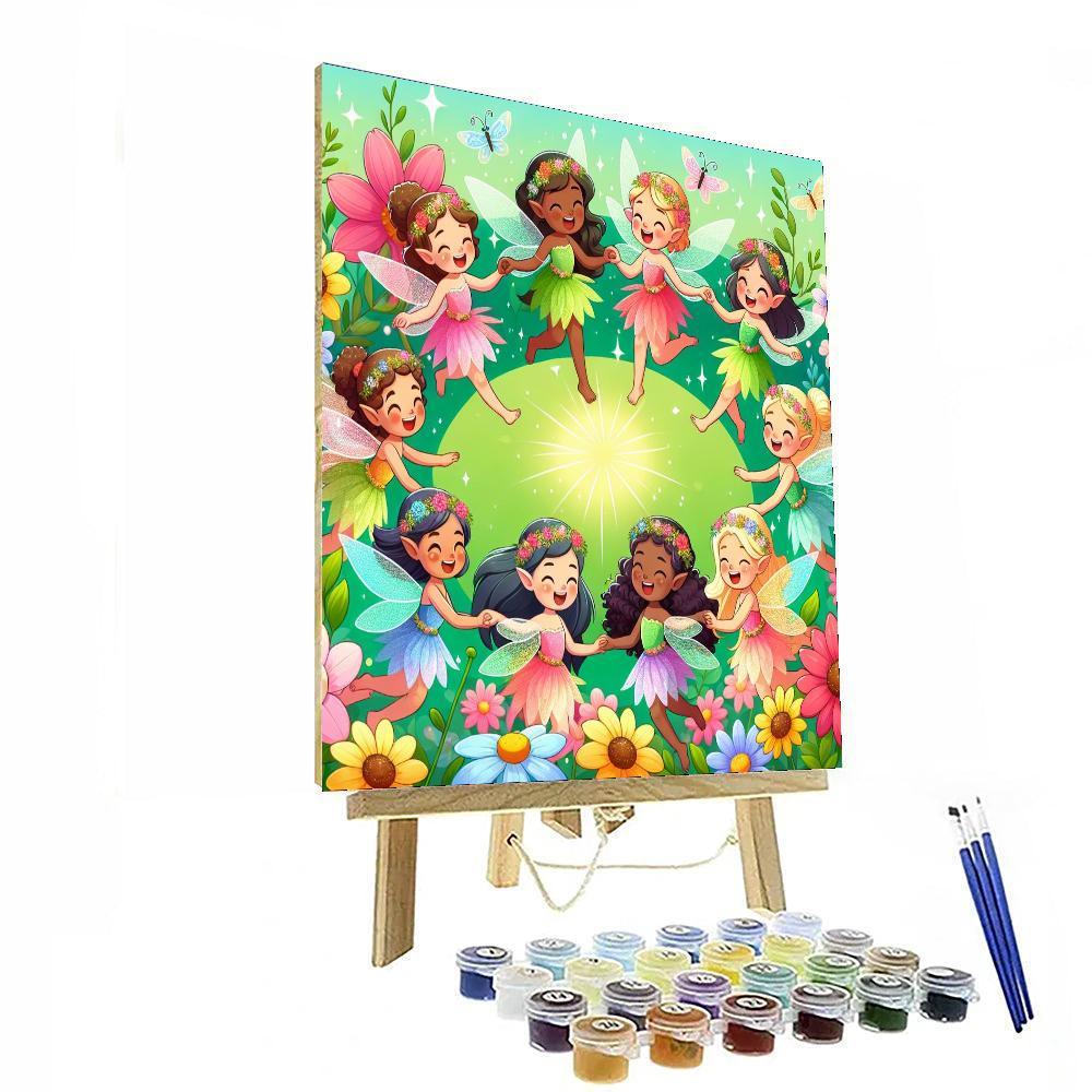 Charming Fairy Circles Paint By Numbers Kits