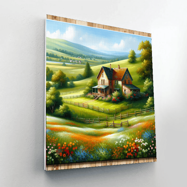 Charming Countryside Retreat Paint By Number