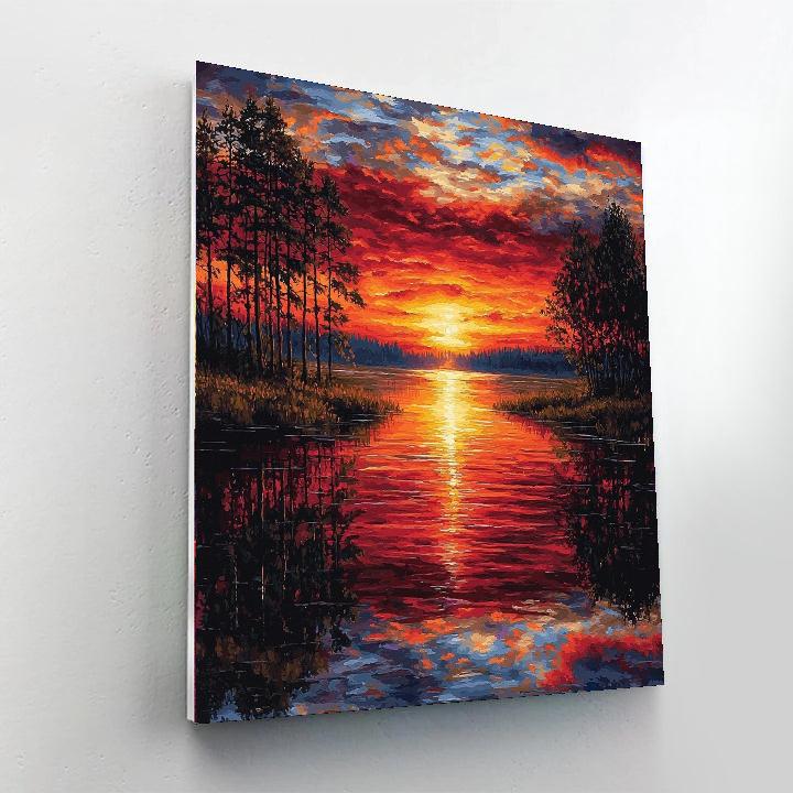 Caravaggio Inspired Reflections Of Silence  Painting By Numbers Kit