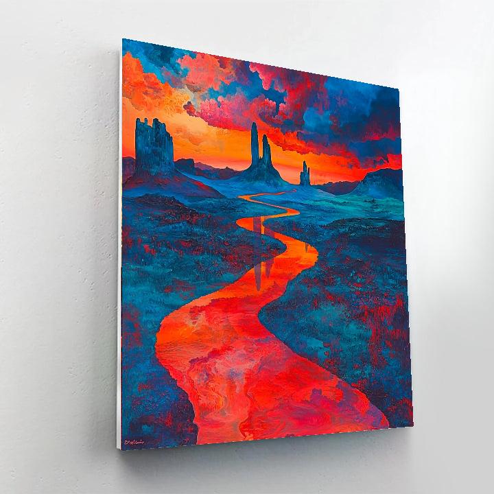 Salvador Dalí Inspired Dreamland Awakening  Paint By Numbers Kits