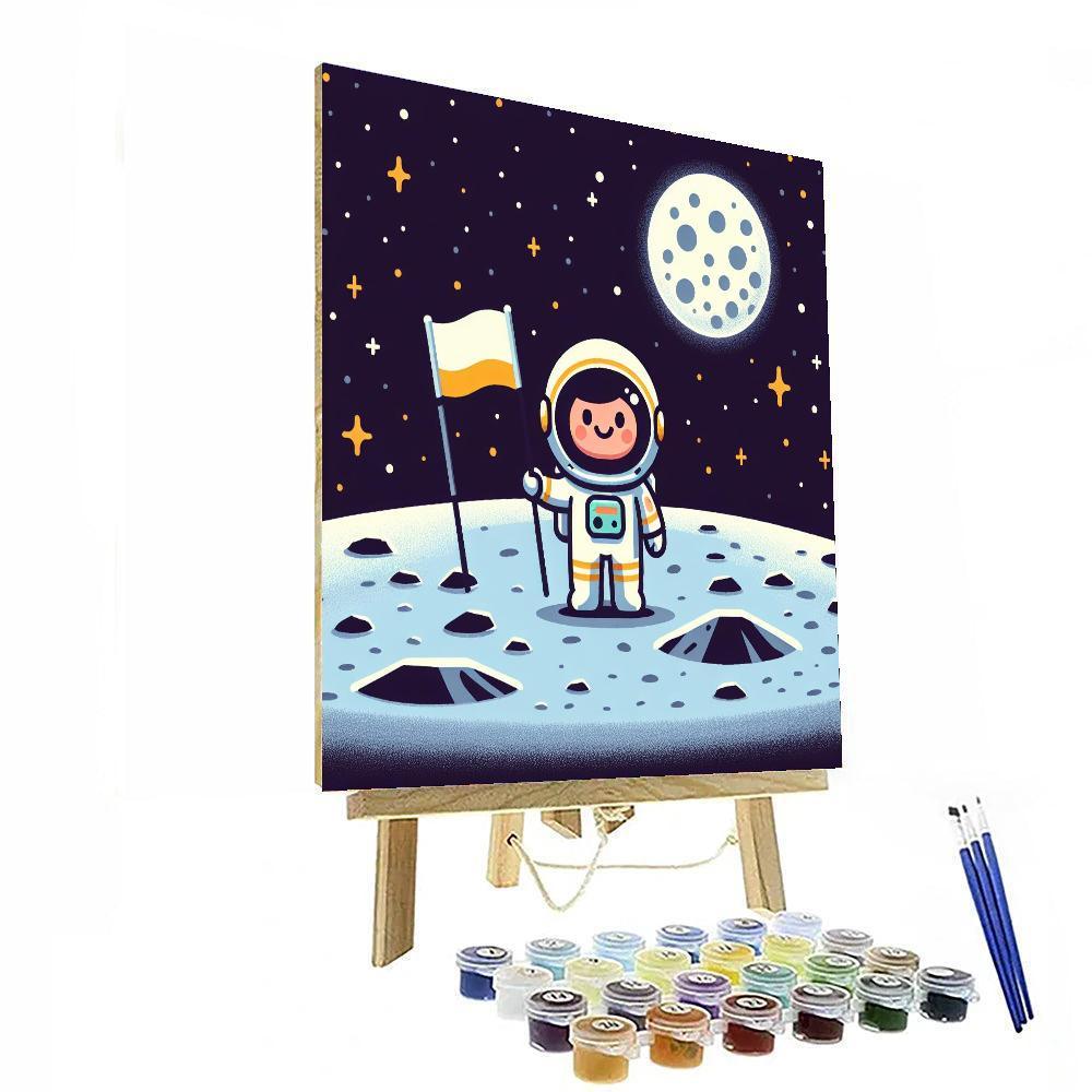 Lunar Landing Lark Paint By Color