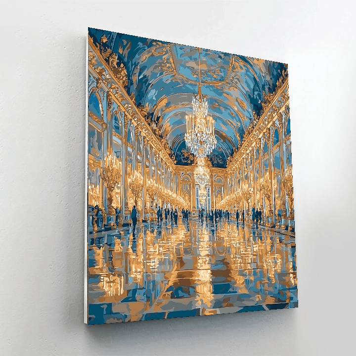 Hall Of Mirrors, Versailles Numbered Painting Kits
