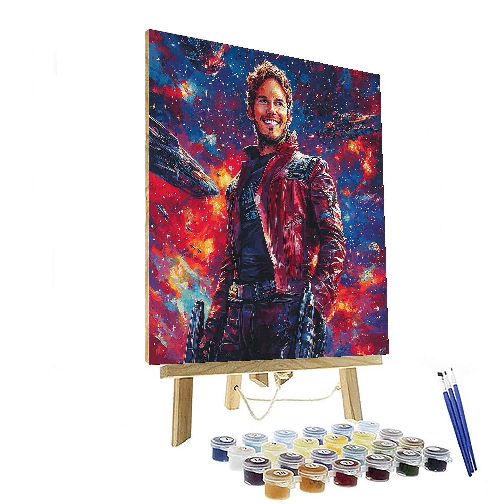 Chris Pratt: Galactic Journeys With Star-lord Painting Number Kit