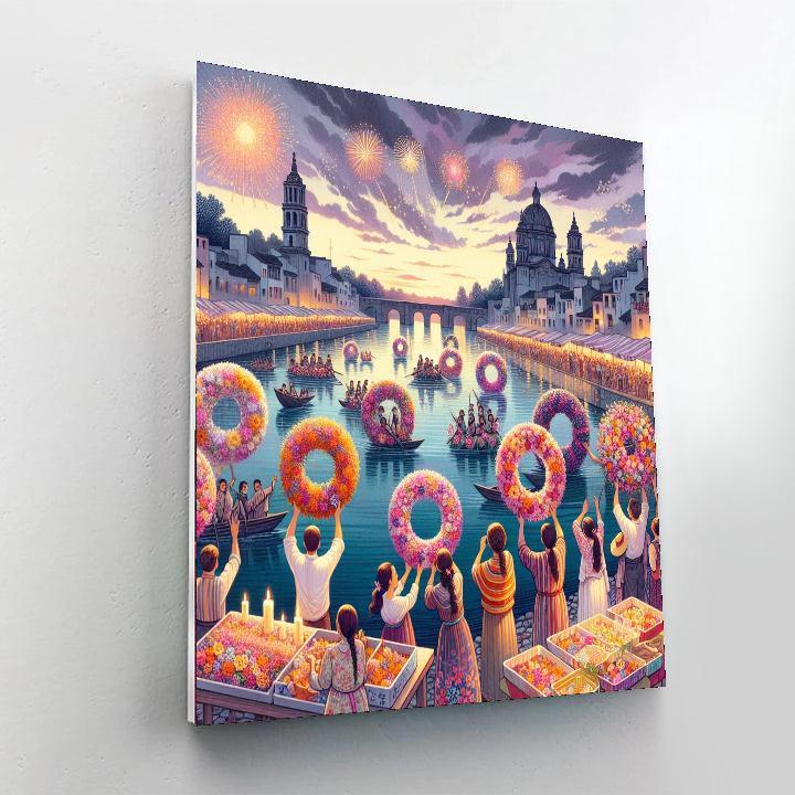 Kraków's Wianki Festival - Poland Paint By Numbers Kits